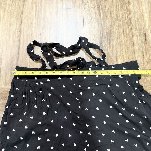 Torrid Disney Mickey Mouse & Minnie Mouse Polka Dot Black Overall Women Size 2 - Picture 7 of 8